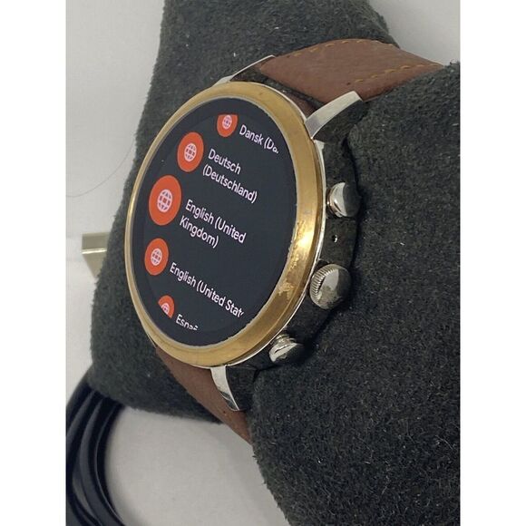 Fossil Gen 4 Authentic Digital Dial Smart Watch Custom Band FTW6016 AB514 - Picture 4 of 10